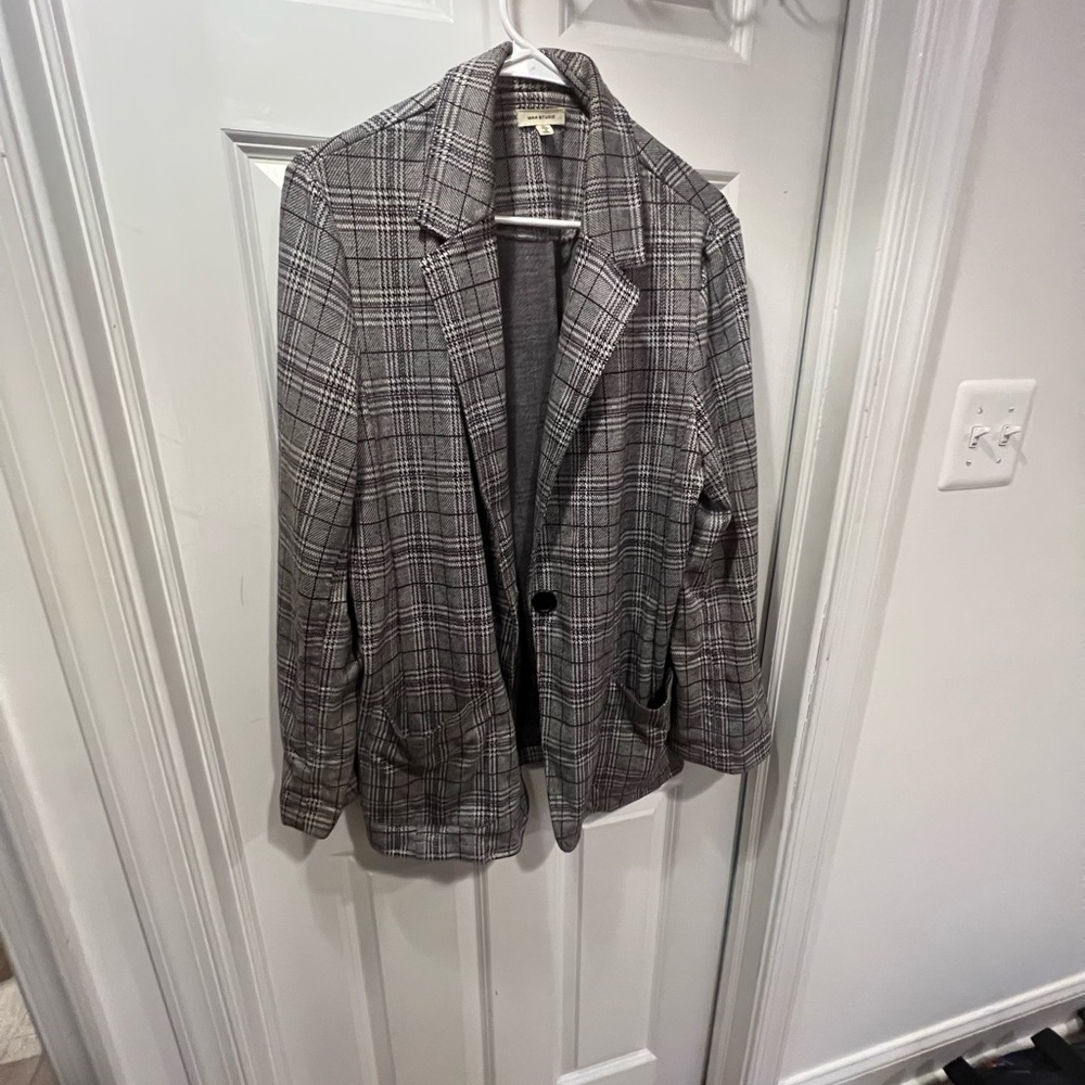 Max Studies Stripped Blazer